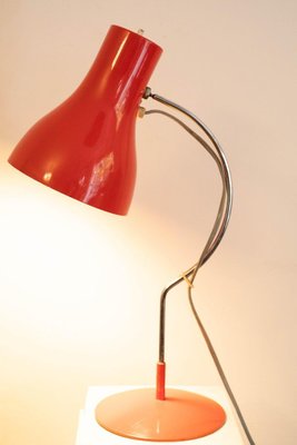 Red Table Lamp by Josef Hurka for Napako, 1960s-HYJ-829653