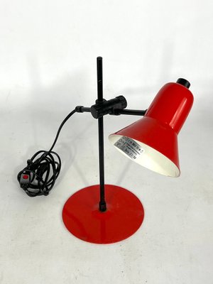 Red Table Lamp from Veneta Lumi, Italy, 1970s-OT-1306144