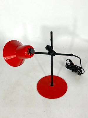 Red Table Lamp from Veneta Lumi, Italy, 1970s-OT-1306144