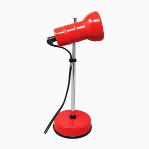 Red Table Lamp from Veneta Lumi, Italy, 1970s-QGR-932889