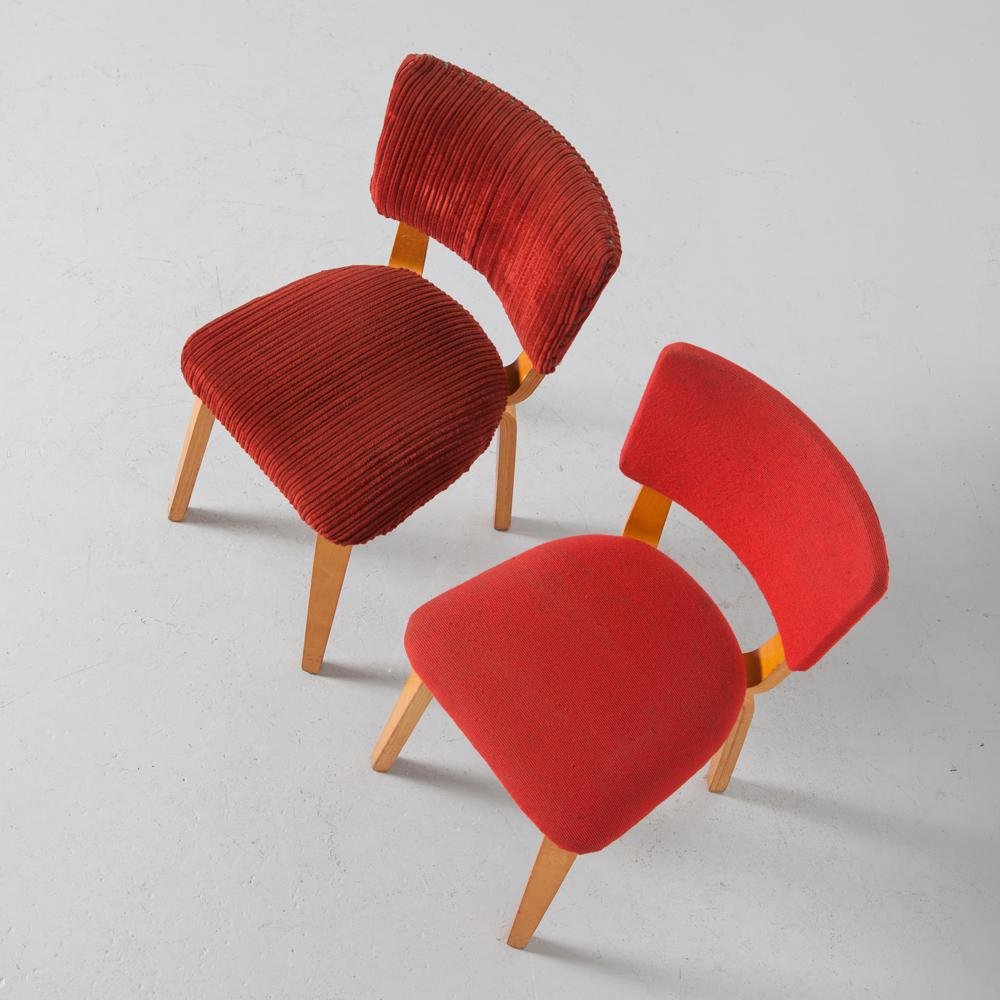 Red Upholstery Chair by Cor Alons for Gouda Den Boer