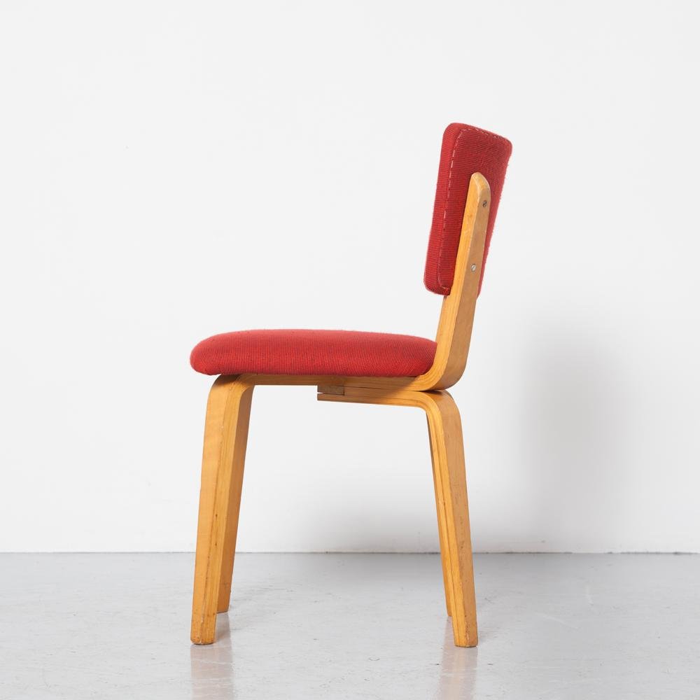 Red Upholstery Chair by Cor Alons for Gouda Den Boer