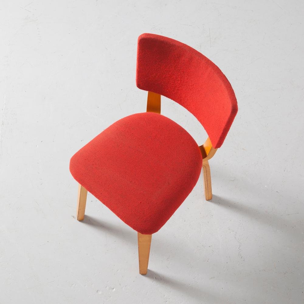 Red Upholstery Chair by Cor Alons for Gouda Den Boer