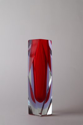 Red Vase attributed to Flavio Poli for Seguso-ESB-1368413