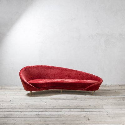 Red Velvet Sofa, 2010-FWM-1739786