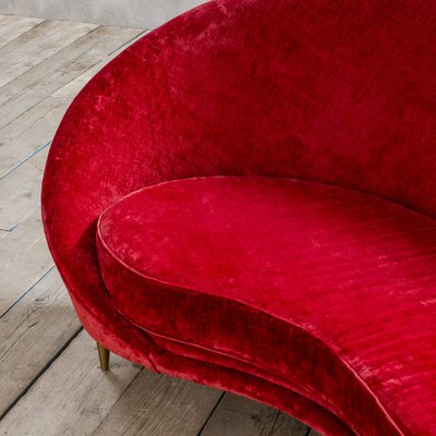 Red Velvet Sofa, 2010-FWM-1739786