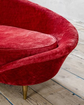 Red Velvet Sofa, 2010-FWM-1739786