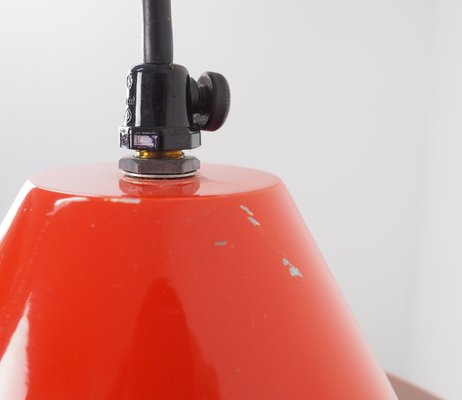 Red Zone Hanging Lamp by Jo Hammerborg for Fog & Mørup, 1960s-SN-930983