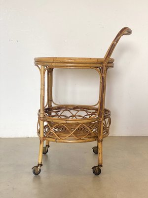 Reed and Bamboo Bar Trolley, 1970s-NPC-1700601