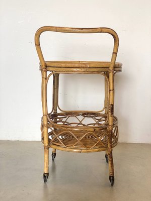 Reed and Bamboo Bar Trolley, 1970s-NPC-1700601