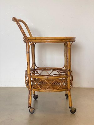 Reed and Bamboo Bar Trolley, 1970s-NPC-1700601