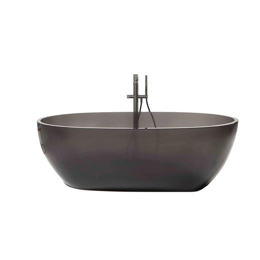 Reflex - Freestanding Oval Cristalmood® Bathtub by Antonio Lupi Design