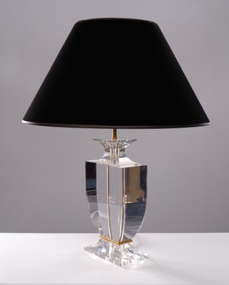 Regency Acrylic Glass Table Lamp, France, 1970s-GCG-1372019