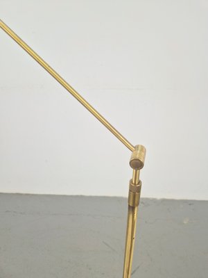 Regency Adjustable Brass Floor Lamp Reading Lamp, 1970s-AXJ-2040410