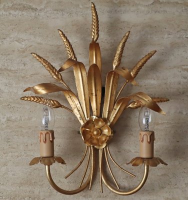 Regency American Golden Wall Lamp from Ehren Hans Kögel, 1960s-ESB-1812840