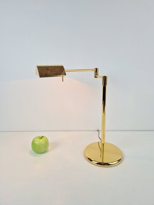 Regency Brass Adjustable Table Lamp from Egoluce, 1970s-AXJ-2036062