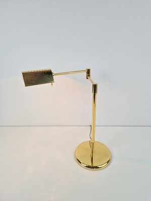 Regency Brass Adjustable Table Lamp from Egoluce, 1970s-AXJ-2036062