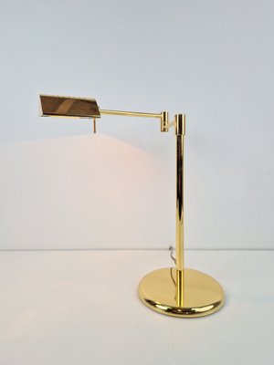 Regency Brass Adjustable Table Lamp from Egoluce, 1970s-AXJ-2036062