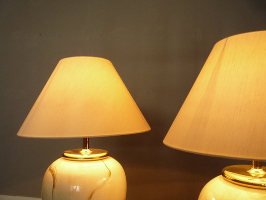 Regency Ceramic Table Lamps, 1970s, Set of 2-UG-1279097