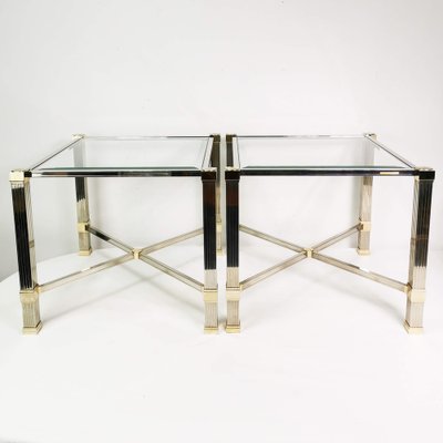 Regency French Coffee Tables by Pierre Vandel, 1980s, Set of 2-ZTG-1249051