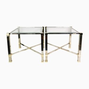 Regency French Coffee Tables by Pierre Vandel, 1980s, Set of 2-ZTG-1249051