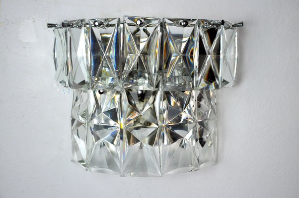 Regency Glass Wall Light from Kinkeldey, Germany, 1970-EJE-1174540