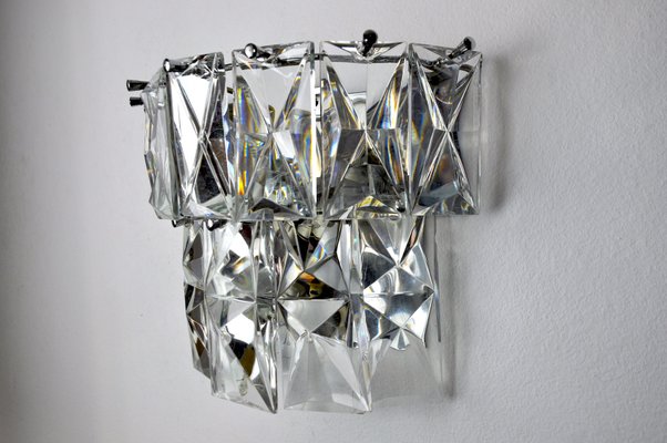 Regency Glass Wall Light from Kinkeldey, Germany, 1970-EJE-1174540