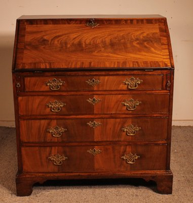 Regency Mahogany Secretary, 1800s-HPU-1421411