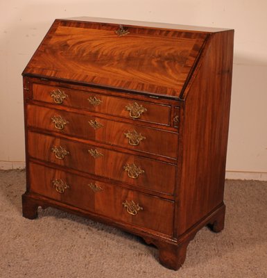 Regency Mahogany Secretary, 1800s-HPU-1421411