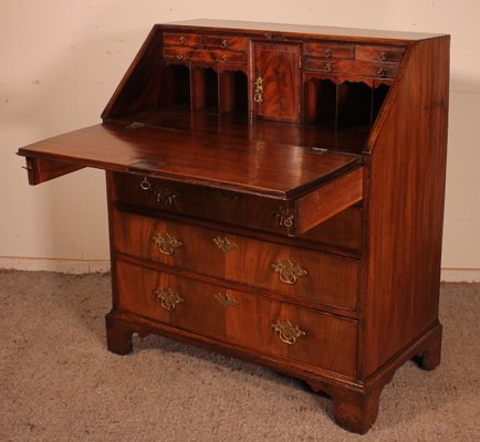 Regency Mahogany Secretary, 1800s-HPU-1421411