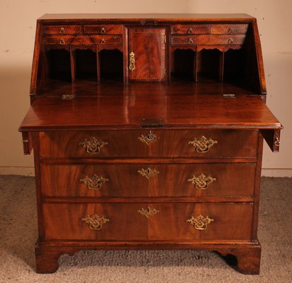 Regency Mahogany Secretary, 1800s-HPU-1421411