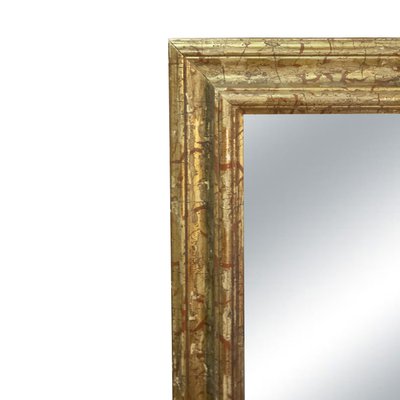 Regency Rectangular Handcrafted Gold Foil Wood Mirror, Spain, 1970s-UZ-1366432