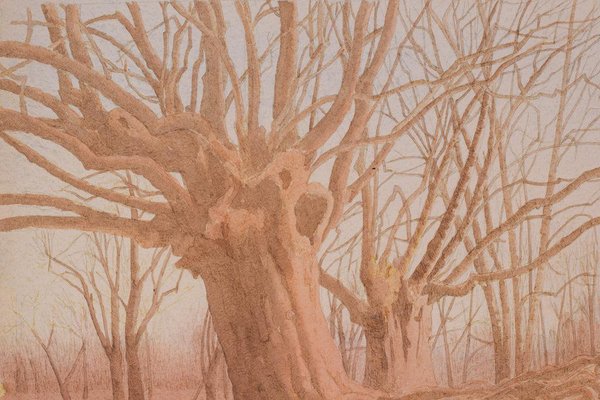 Reginald Morphew, Rooted to the Soil, 1943, Watercolor on Board-AOI-1319245