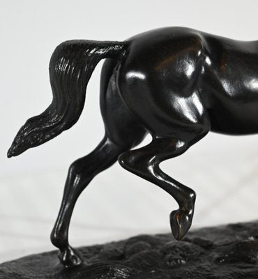 Regula Horse on Wooden Base, Early 20th Century-RVK-1800302