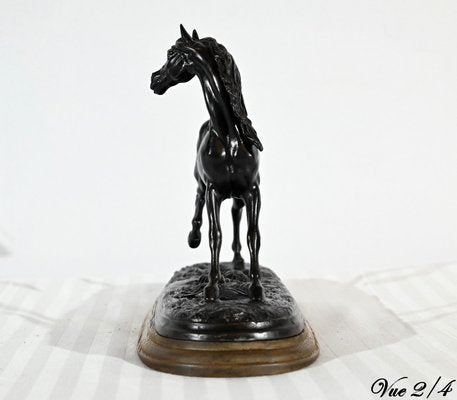 Regula Horse on Wooden Base, Early 20th Century-RVK-1800302