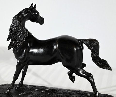 Regula Horse on Wooden Base, Early 20th Century-RVK-1800302