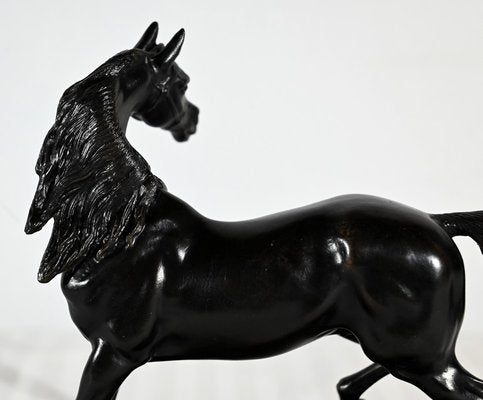 Regula Horse on Wooden Base, Early 20th Century-RVK-1800302