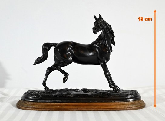 Regula Horse on Wooden Base, Early 20th Century-RVK-1800302