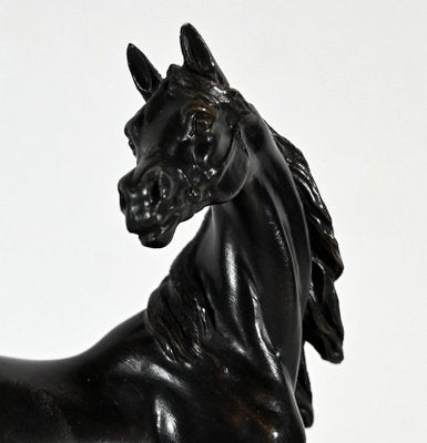 Regula Horse on Wooden Base, Early 20th Century-RVK-1800302