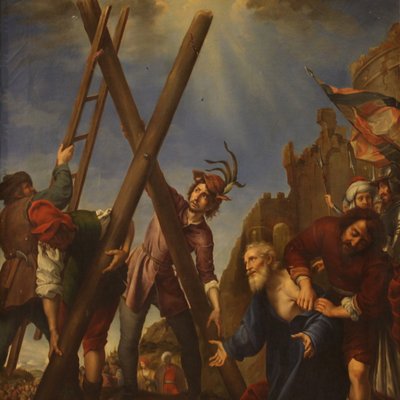 Religious Artist, The Martyrdom of Saint Andrew, 1850, Oil on Canvas, Framed-RP-1816181