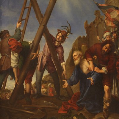 Religious Artist, The Martyrdom of Saint Andrew, 1850, Oil on Canvas, Framed-RP-1816181