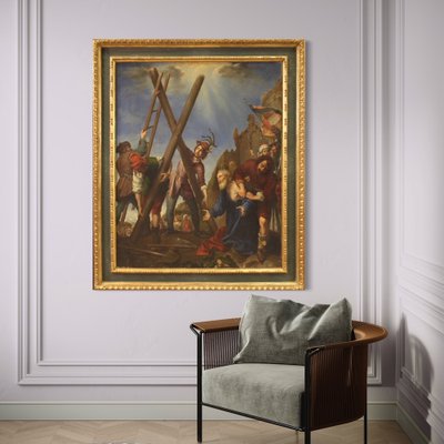 Religious Artist, The Martyrdom of Saint Andrew, 1850, Oil on Canvas, Framed-RP-1816181