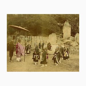 Religious Ceremony in Kyoto - Hand-Colored Albumen Print 1870/1890 1870/1890-ZCI-757120