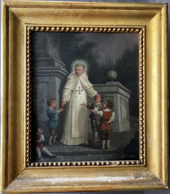 Religious Scene, 19th Century, Oil on Copper-OSP-2027150