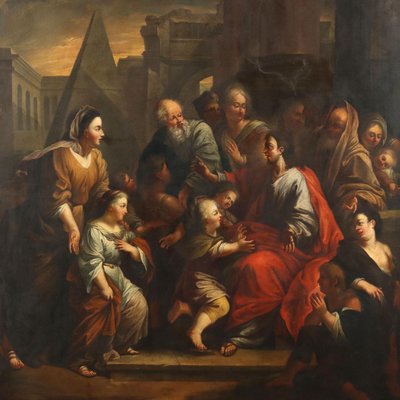 Religious Subject, Oil on Canvas, 18th Century-VMM-2028485