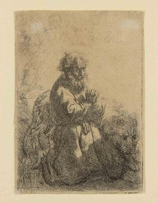 Rembrandt van Rijn, Saint Jerome in Prayer, Etching, 1635-ZCI-2035125