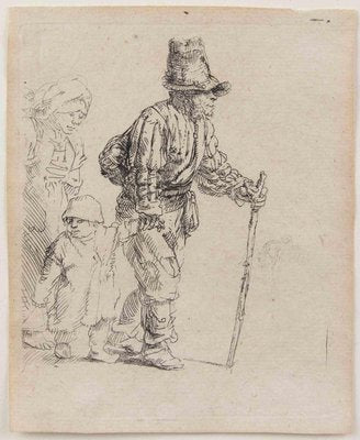 Rembrandt van Rijn, The Family of Peasants Walking, 1652-ZCI-2035123