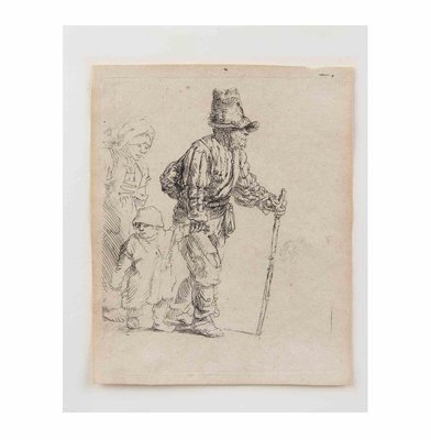 Rembrandt van Rijn, The Family of Peasants Walking, 1652-ZCI-2035123