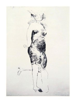 Reminiscenza (Reminiscence) - Original Etching by Marino Marini - 1956 1956-ZCI-756769