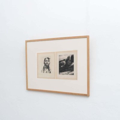 Remy Duval and Lucio Rescenti, Figurative Photogravure, 1940s, Framed-WM-1318357